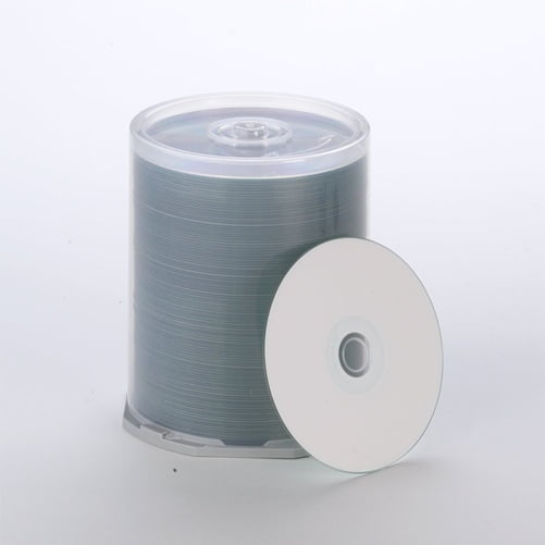 100PK TUFFCOAT PLUS DVD-R 16X 4.7GB WHITE HUB PRINTABLE, 53382
