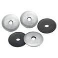 thumbnail image 1 of 100Pack 7/32" x 1-3/16" Sealing Washers, 304 Stainless Steel Zinc-Plated EPDM Bonded Neoprene Rubber Washers for Screws Bolts, Silver&Black, 1 of 6