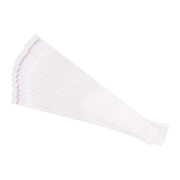 100Pack Clear Cello Bags, 1"x8" Plastic Self Sealing OPP Treat Bags Clear