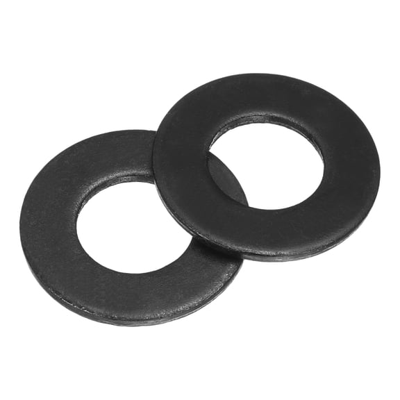 100Pack Fender Washers, 3/8" Carbon Steel Flat Washer 3/4" OD 1/16" Thick