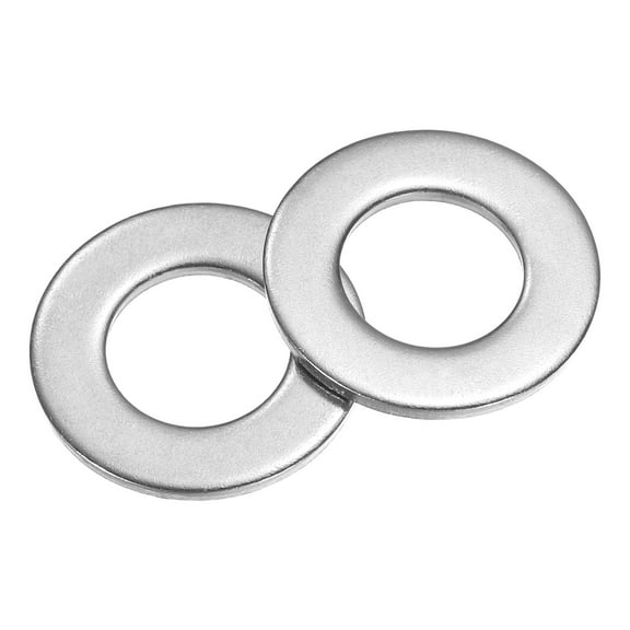 100Pack Fender Washers, M10 304 Stainless Steel Flat Washer 20mm OD 1.5mm Thick