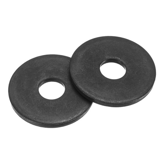 100Pack Fender Washers, M6 Carbon Steel Flat Washer 22mm OD 2mm Thick