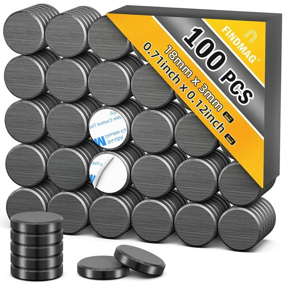 100Pack Magnets, Magnets for Refrigerator Button DIY Cup Magnet Craft Hobbies