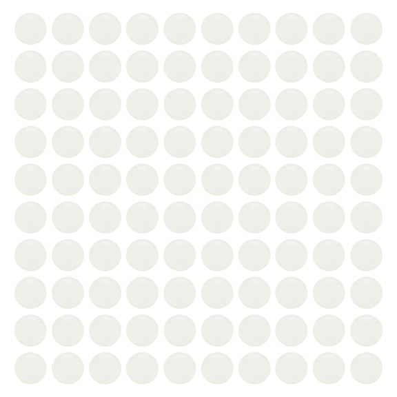 100Pack Nylon Bearing Balls 6mm Polishing Ball, G2 Precision, White