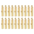 thumbnail image 1 of 100Pack Slide on End Clasps, 16mm Tube Ball Bead Slider Crimp Ends, Light Golden, 1 of 6