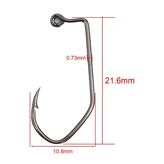 100Pc 90 Degree Jig Fly Tying Strong Wire Saltwater Freshwater Fish Hook Aberdeen Jig Size 4 2 1 1/0 To 3/0# Strong Wire Fishing 4#