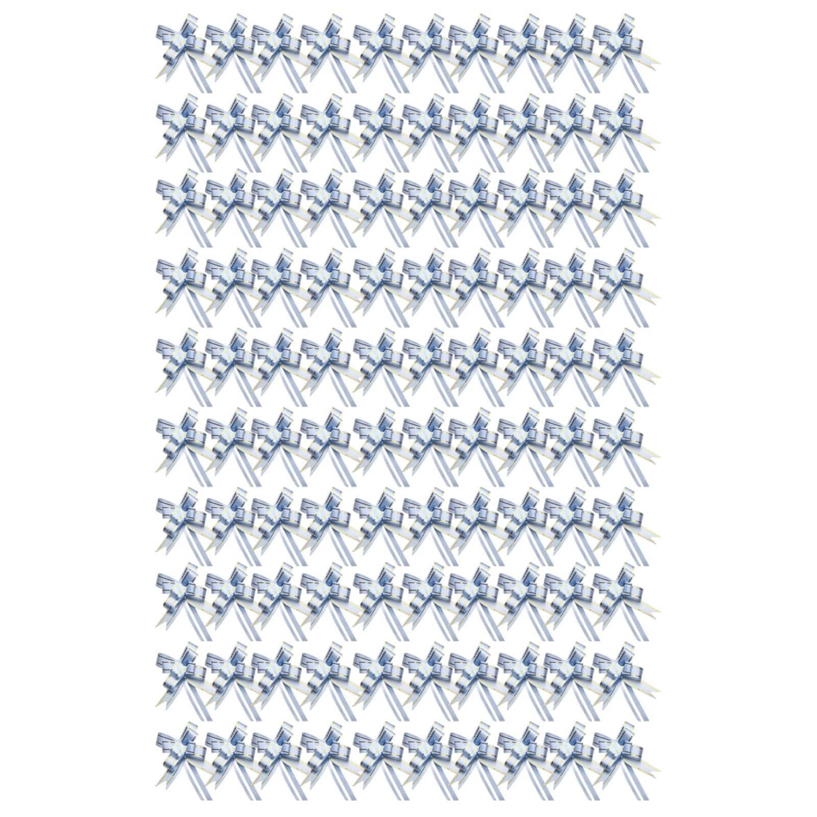 100Pc Christmas Flower Roses - Pull Bow Ribbons Flower For Wedding ...