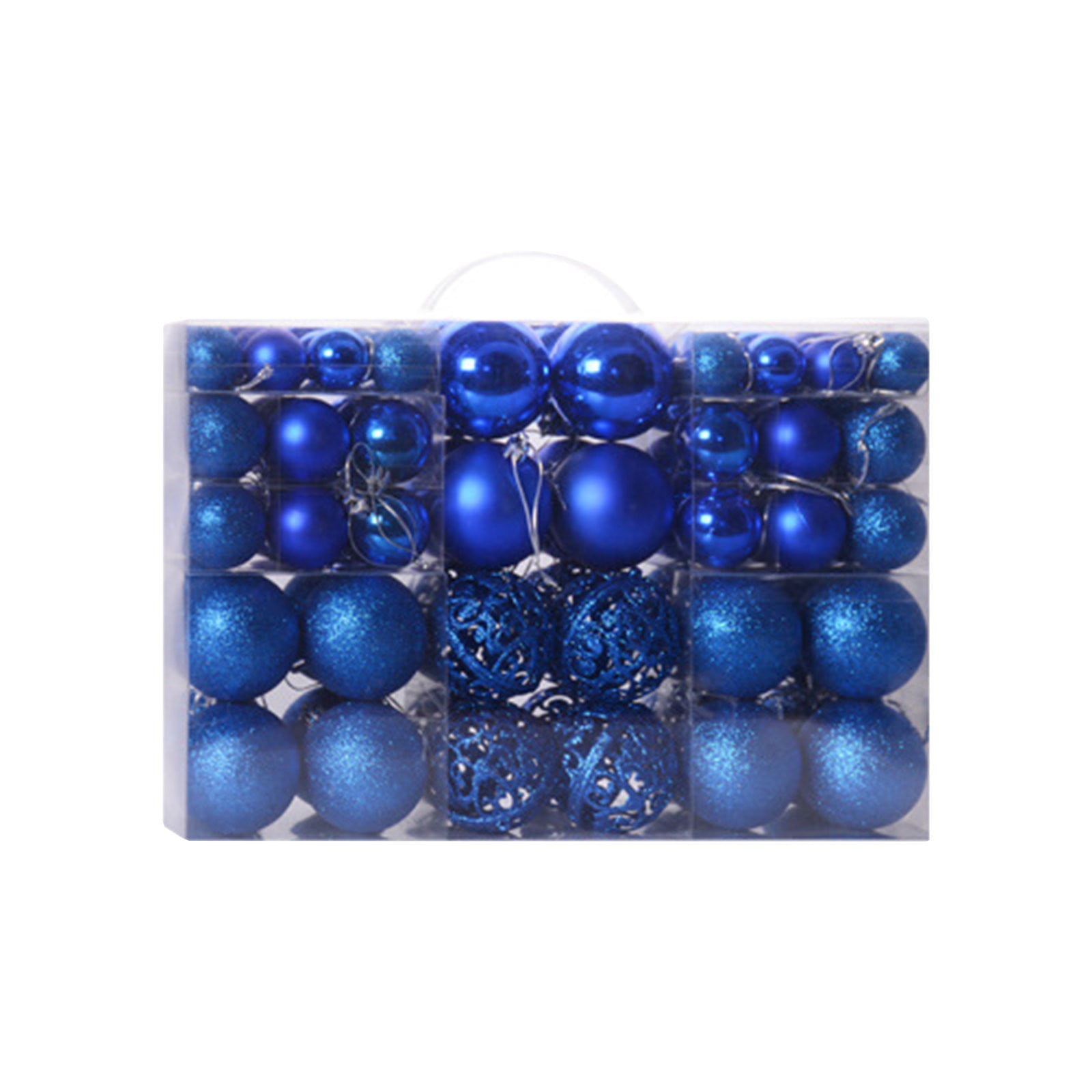 100Pc Christmas Ornaments Shatterproof For Christmas Tree Decoration