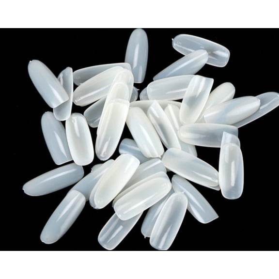 100Pc Long Ballerina/Long Coffin/Long Almond/Long Oval/Full Cover Square False Nail Tips Fake Nails False Nails Artificial Nails Tips in Bag Jargod