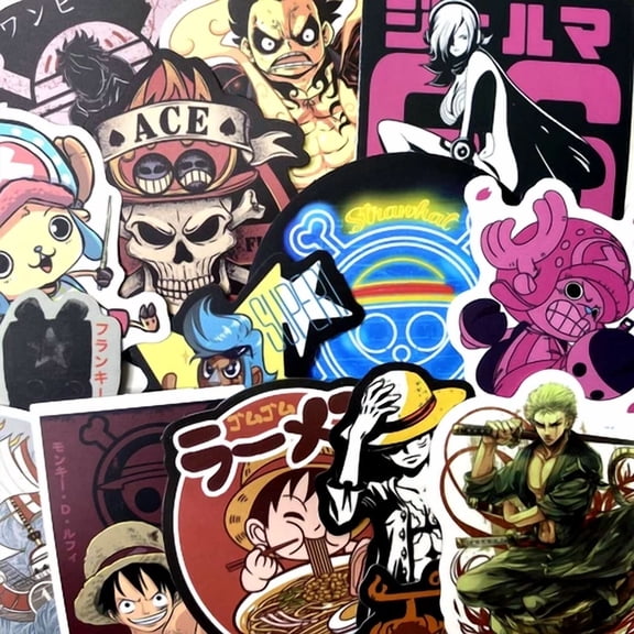 100Pc One Piece Anime Notebook Phone Decal Sticker Pack