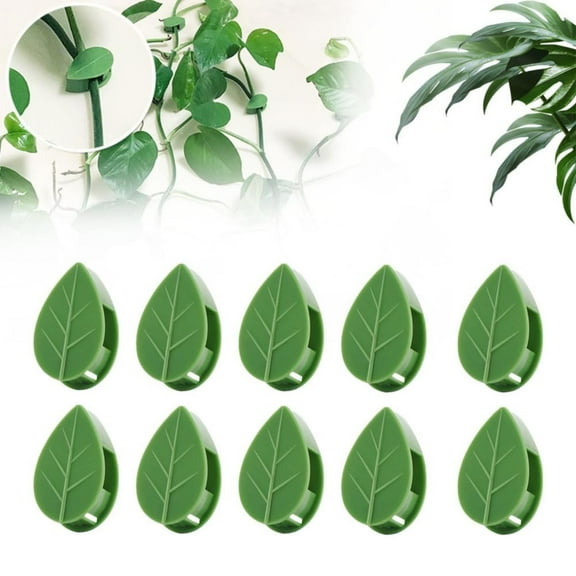 100Pc Plant Wall-Climbing Clamps|100PCS Plant Climbing Wall Fixture Clips Plastic Plant Clips Climbing Plant Wall Clips For Vines Plant Support Clips Plant Vine Wall Clips Plant Fixture Clips Vine H