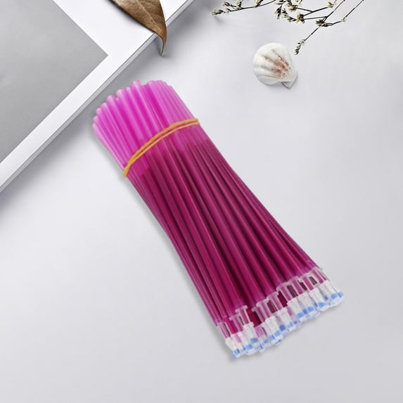100Pcs 0.5mm Replacement Heat Erasable Pens Refills Accessory for Study, Family