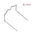 thumbnail image 1 of 100Pcs 0.6/0.8mm Hot Stapler Staples for Car Bumper Plastic Welder Repair Kit, 1 of 7
