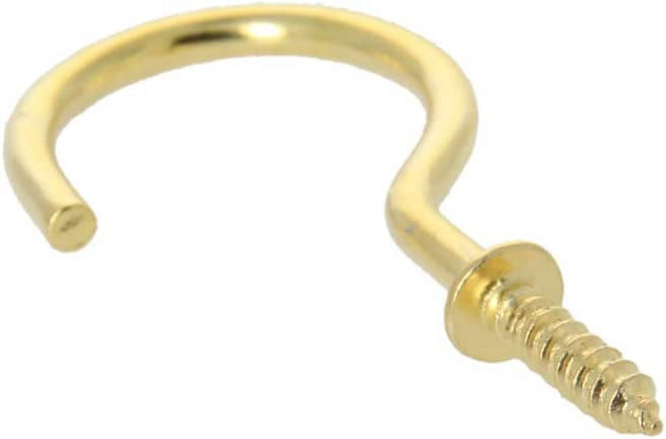 GLARKS 213-Piece Brass Hooks Assortment - Screw Eyes, Cup - View #10