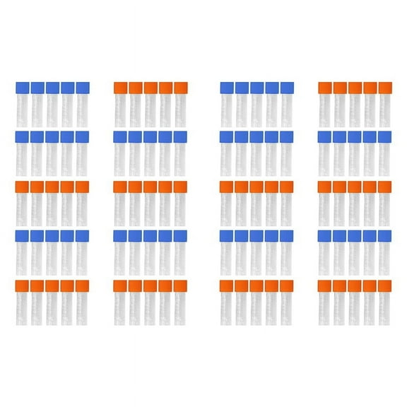 100Pcs 1.8Ml Plastic Graduated 0.063Oz Cryovial Test Tube Sample Pipe with Seal Cap