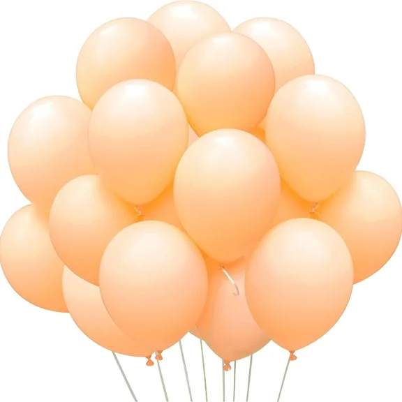 100Pcs 10 Inch Orange Thick Latex Balloons For Birthday Wedding Party Decoration