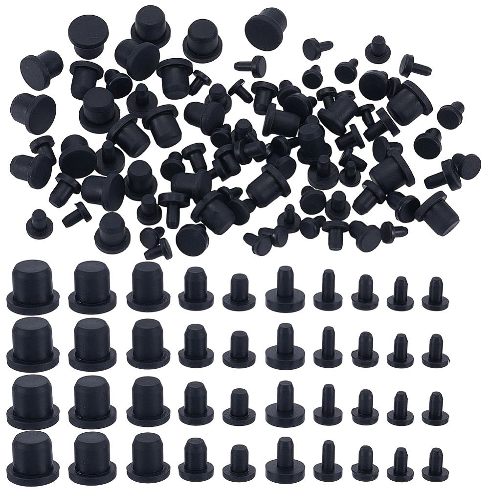 Uxcell Silicone Rubber Solid Plug Soft Flexible Stopper for 9-9.5mm Uxcell Silicone Rubber Solid Plug Soft Flexible Stopper for 9-9.5mm