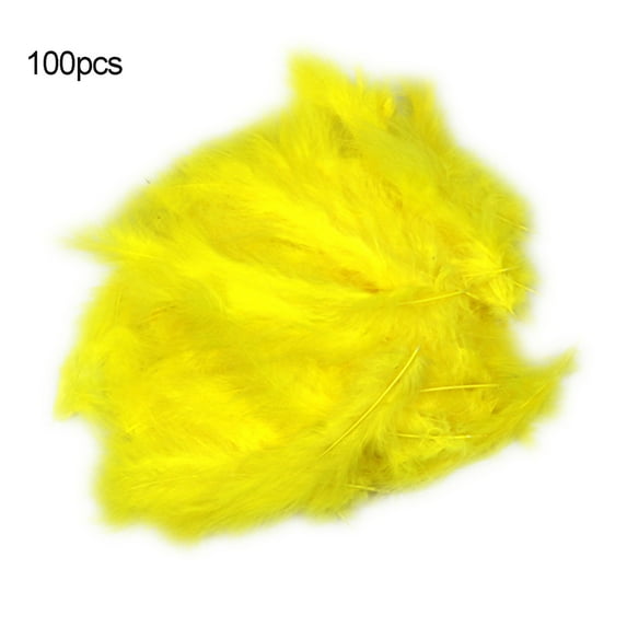 100Pcs 10cm Fluffy Plume Feather DIY Carnival Party Wedding Clothes Sewing Craft