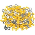 thumbnail image 1 of 100Pcs 12-10AWG Insulated Terminals Ring Electrical Wire Crimp Connectors, 1 of 1