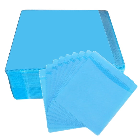 100Pcs 12CM Plastic Frosted VCD Storage Bags Protective Envelopes Recording Protective Sleeve Bag Replacement for Home