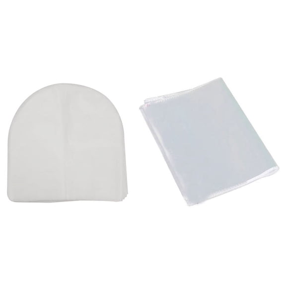 100Pcs 12Inch Vinyl Record LP Record Plastic Bags with 100Pcs LP 12 Inch Outer Bag Sleeve Black Plastic Envelope Bag
