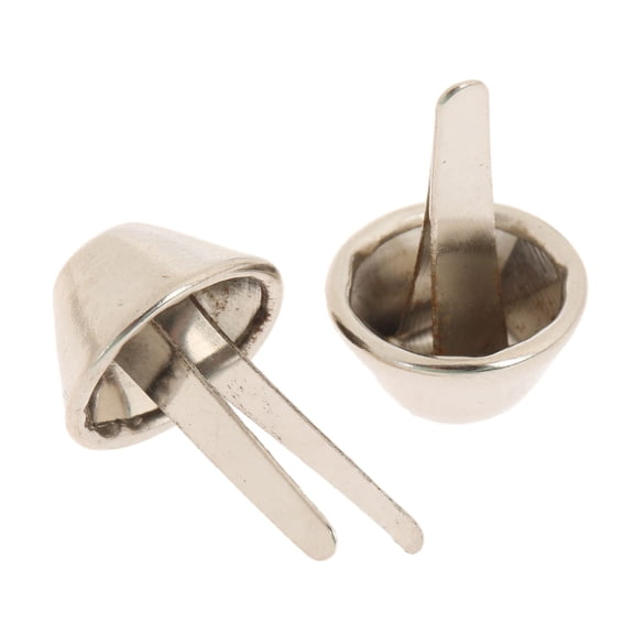 100Pcs 12mm Dome Head Bucket Feet Nails Purse Luggage Bags Foot Upholstery Nails Tacks Iron Buckets Nailheads Brads Tack