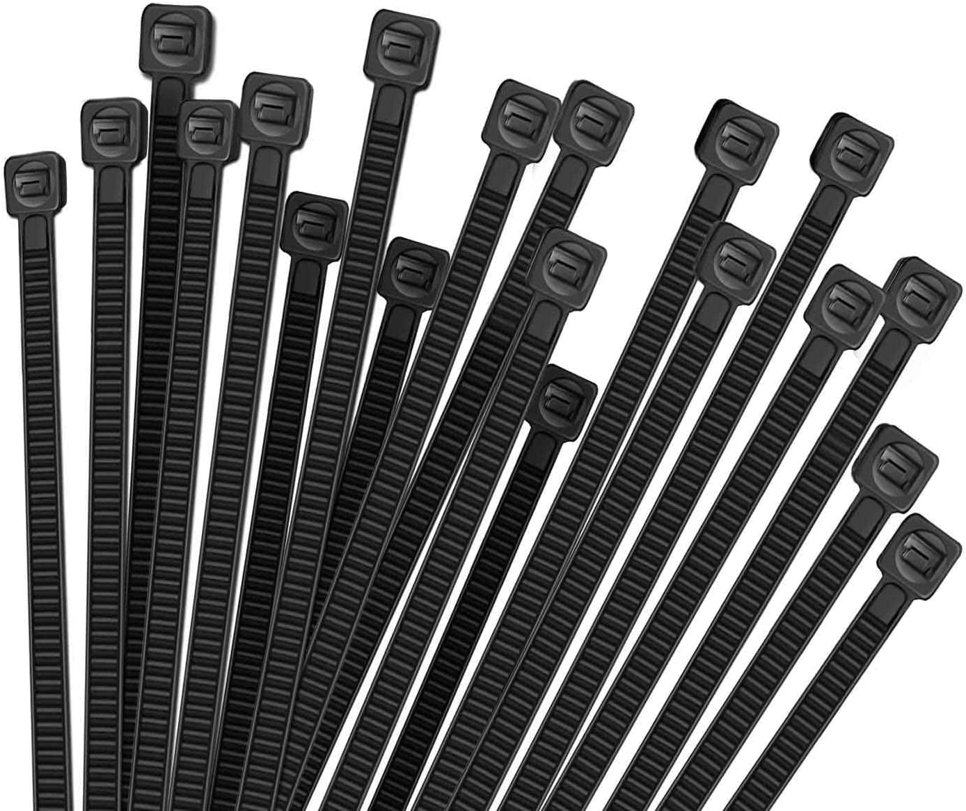 100Pcs 14" Cable Ties Heavy Duty 75LBS Ultra Nylon Wrap Wire Zip UV Resistant