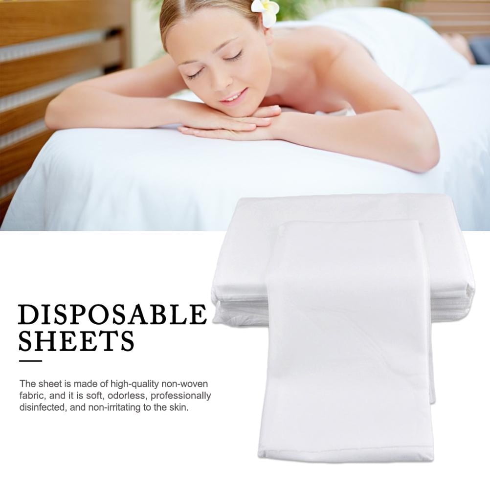 100Pcs 180x80cm Spa Bed Sheets Disposable Massage Table Sheet Waterproof Bed Covers