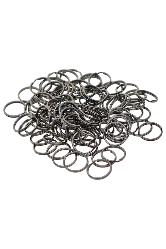 100Pcs 18mm Metal Split s, Rind Connectors for Chandelier, Curtain, Crystal Garland, Necklaces, Keys, Ears, Jewelry Making and Crafting