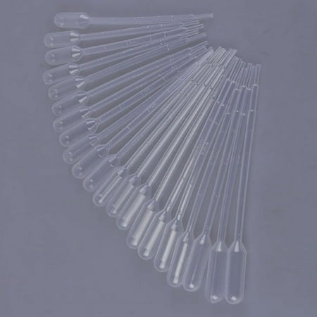 100Pcs 1ML Disposable Plastic Eye Dropper Set Transfer Graduated Pipettes