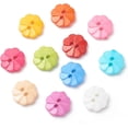 thumbnail image 1 of 100Pcs 2-Hole Flower Acrylic Buttons Dyed Sewing Buttons Flower Craft Buttons for Garment Sewing Buttons and DIY Craft Projects 13x3mm Hole: 2mm Mixed Color, 1 of 3