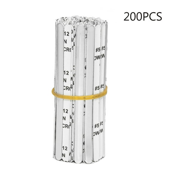 100Pcs/200Pcs 90mm Aluminum Strip Nose Bridge, Nose Bridge Strip Aluminum Strip Trimming Aluminum Strip for Face DIY Making Accessories Crafts