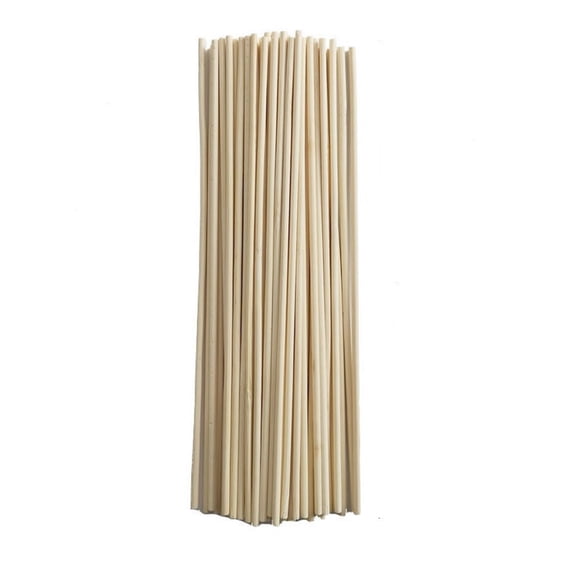 100Pcs 20CM Wooden Plant Support Sticks, Adult Household Garden Greenhouse Potted Plant Support Canes For Indoor Outdoor Plant Growth Supporting