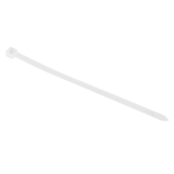100Pcs 20cm Reusable Nylon Cable Self Locking Zip Ties Wire Wrap Fasten Strap White