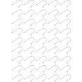 thumbnail image 1 of 100Pcs 21 Gauge Earring Hooks Ear Wires with Horizontal Loop 304 Stainless Steel Earring Hooks French Wire Hooks with 1.8mm Hole Stainless Color for Earring Making and DIY Stud Earring Supplies Gray, 1 of 4