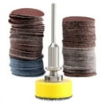 thumbnail image 1 of 100Pcs 25Mm 1 Inch Sander Disc Sanding Disk 100-3000 Grit Paper With 1Inch Abrasive Polish Pad Plate + 1/8 For Rotary Tool, 1 of 5