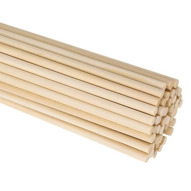 Wooden Dowel Rods Wood Sticks, 4