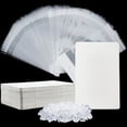 thumbnail image 1 of 100Pcs 3.5 x 2.4 Inch White Earring Cards Jewelry Card Display with One Pair Hole Bags Plastic Ear Nuts Rectangle Paper Cardboard Kits for Packaging Selling Display Jewelry Necklace Earrings DIY, 1 of 7