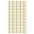 thumbnail image 1 of 100Pcs 4.5mm Eyelet 7.5mm Flange Diameter Brass Grommet Gold Tone w Washer, 1 of 4