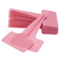 thumbnail image 1 of 100Pcs 4 Inch Plant Labels Large T-Style Garden Marker Plant Tags Garden Labels Garden Markers for Flower Beds,Plant Pots Pink, 1 of 6