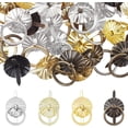 thumbnail image 1 of 100Pcs 5 Colors Metal Brad Fasteners with Pull Rings Mini Brad Paper Fasteners DIY Crafts Decoration Accessories for Drawer DIY, 1 of 7