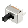 thumbnail image 1 of 100Pcs 5mm Vertical Slide Switch DPDT 2P2T 6 Terminals Panel Latching, 1 of 5
