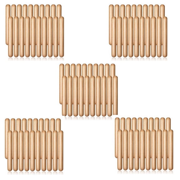 100Pcs 8 Inch Kids Rhythm Sticks Music Lummi Sticks Classical Wood Claves Musical Percussion Instrument Musical Sticks,100 x rhythm stick,Wood Color