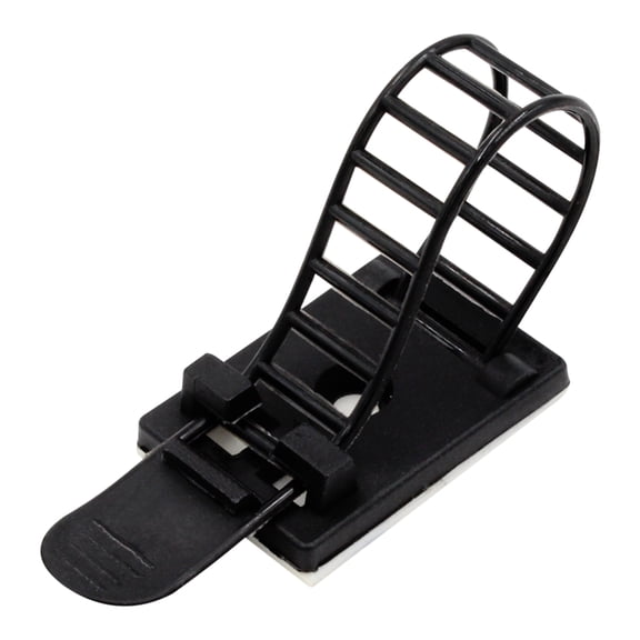 100Pcs Adhesive Cable Ties Clamp Adjustable Cable Organizers Wire Winders Clip Nylon Cable Strap Ties Wire Clamps