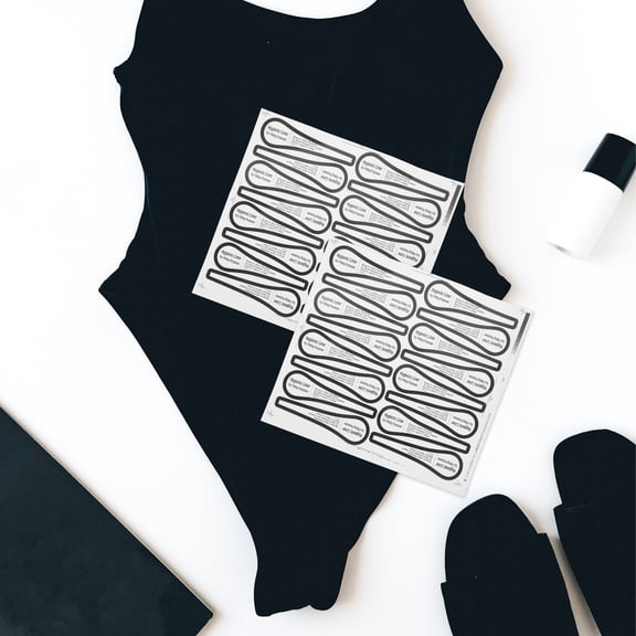 100 Pcs Reusable Adhesive Swimwear Stickers, Comfortable Sticky Panty Liners for Swimsuits, and Skin-Friendly