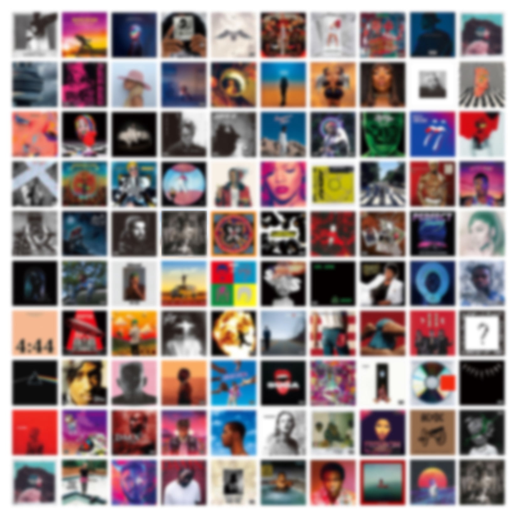 A ART¬∑ZONE, Album Cover Stickers, 100PCS, Music, Rapper & Band ...