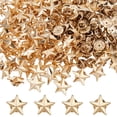 thumbnail image 1 of 100Pcs Alloy Star Badge Lapel Pin Pentagram Brooch Pin Veterans Day Star Pins Backpack Military Award Pins Labor Day 4th of July rial Day Stars Brooches for Costume Decorations Golden, 1 of 6