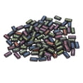 thumbnail image 1 of 100Pcs Alphabet Beads Plastic Perforated Mixed Color Letter Rectangular Jewelry Accessories, 1 of 8
