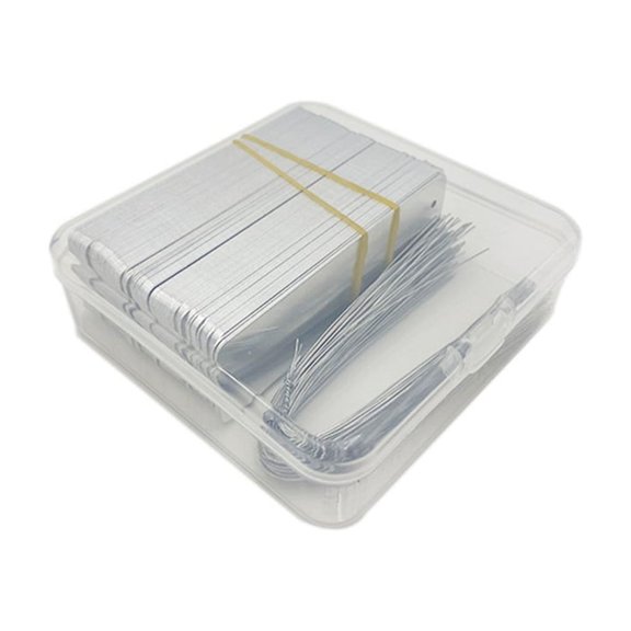 100Pcs Aluminum Plant Labels Aluminum Tree Tag Metal Wire Metal Plant Labels