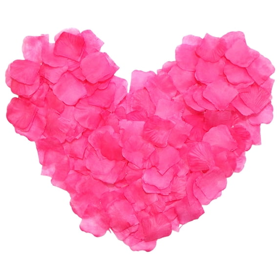 100Pcs Artificial Rose Petals Flower Petals For Wedding Decoration Valentine’s Day(Rose Red)